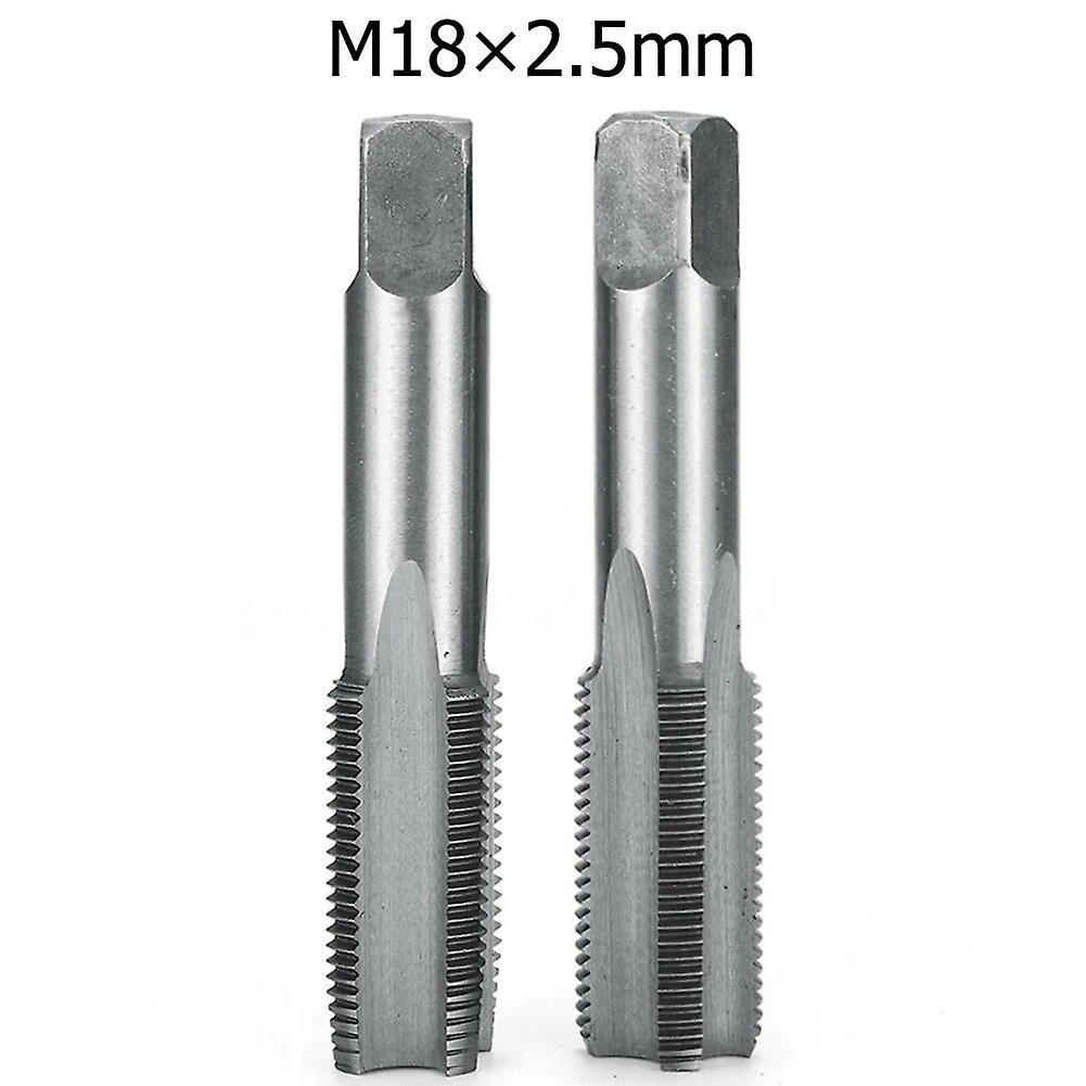 2pcs Right Hand Thread Tap Machine HSS Plug Metric Tap Drill Thread Tools Hand Drill M10 M12 M14 M16 M20~10978