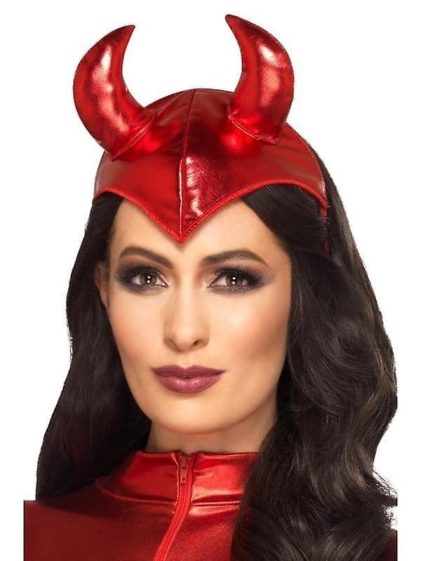 Fever Devil Headband Adult Red 49104