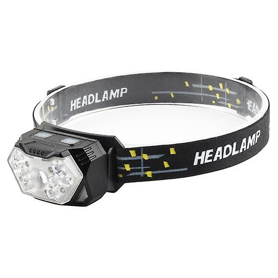 Head-Mounted Flashlight Angle Adjustable Multipurpose Energy-saving Convenient Emergency Camping Headlamp with Adjustable Strap