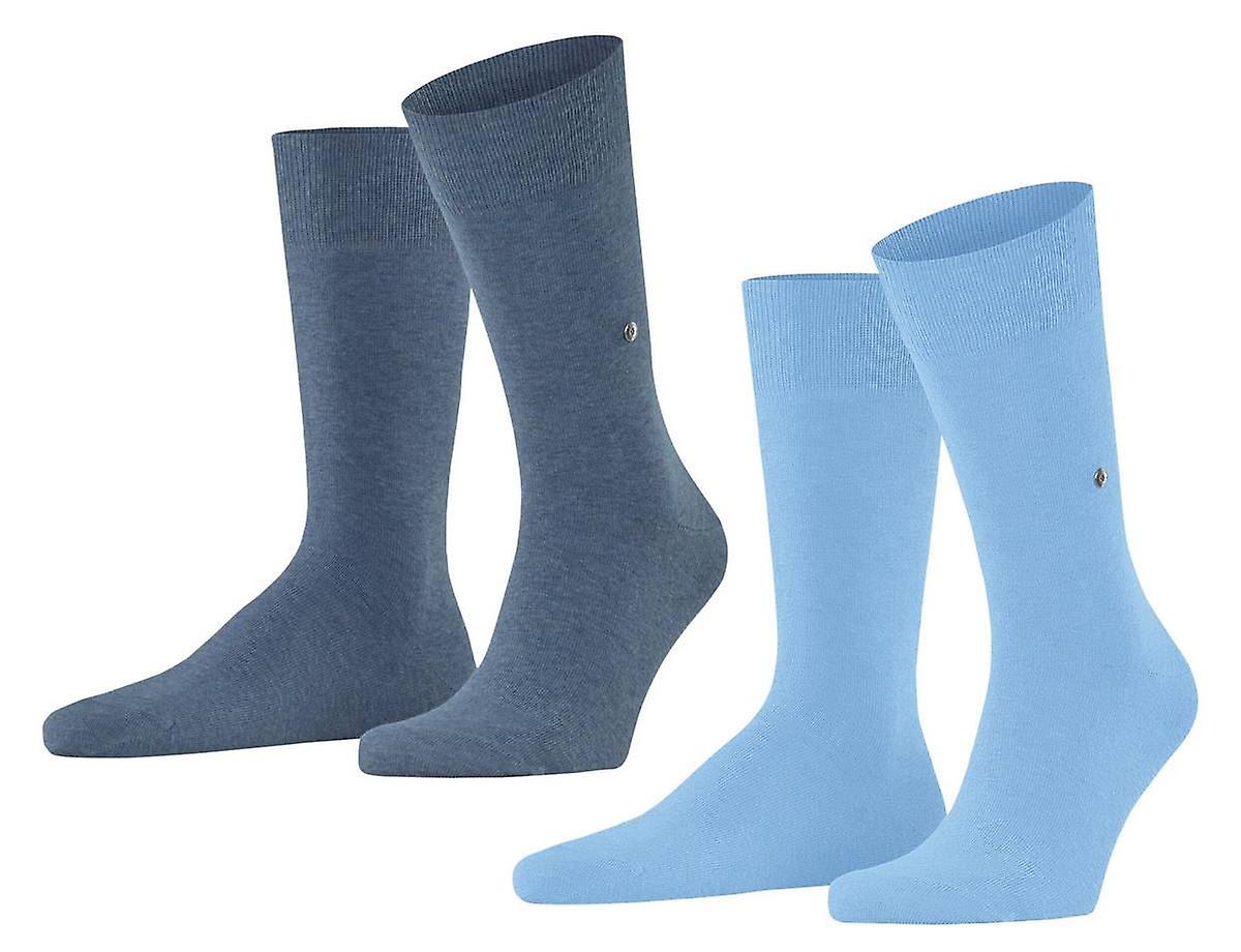 Burlington Everyday 2-Pack Socks - Light Blue/Grey