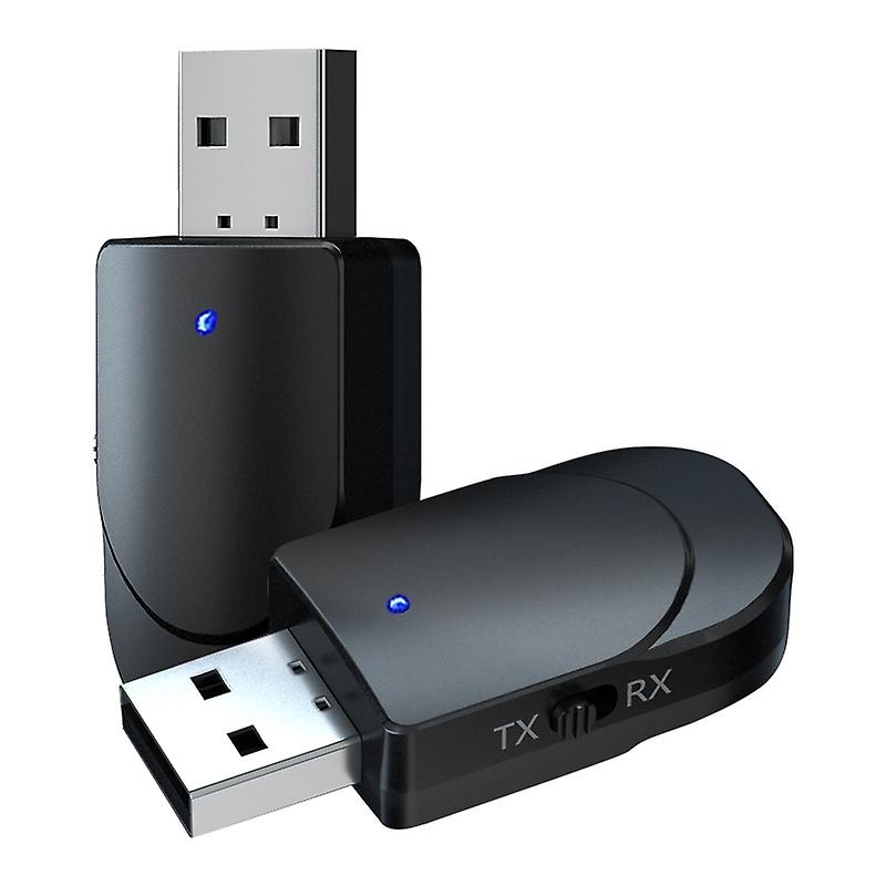 KN330 USB Bluetooth Adapter Audio Transmitter Receiver with Switch Button