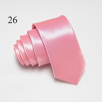 narrow ties narrow men's tie single-color polyester tie 36 colors