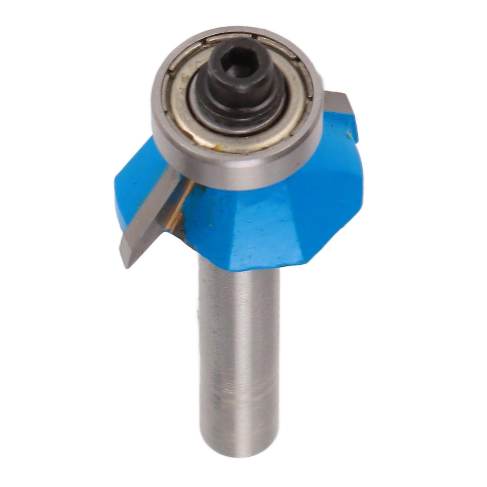 Router Bit 45 Degree 1/4in Round Shank Chamfer Tool with Top Bearing for Woodworking1/4x1/4 