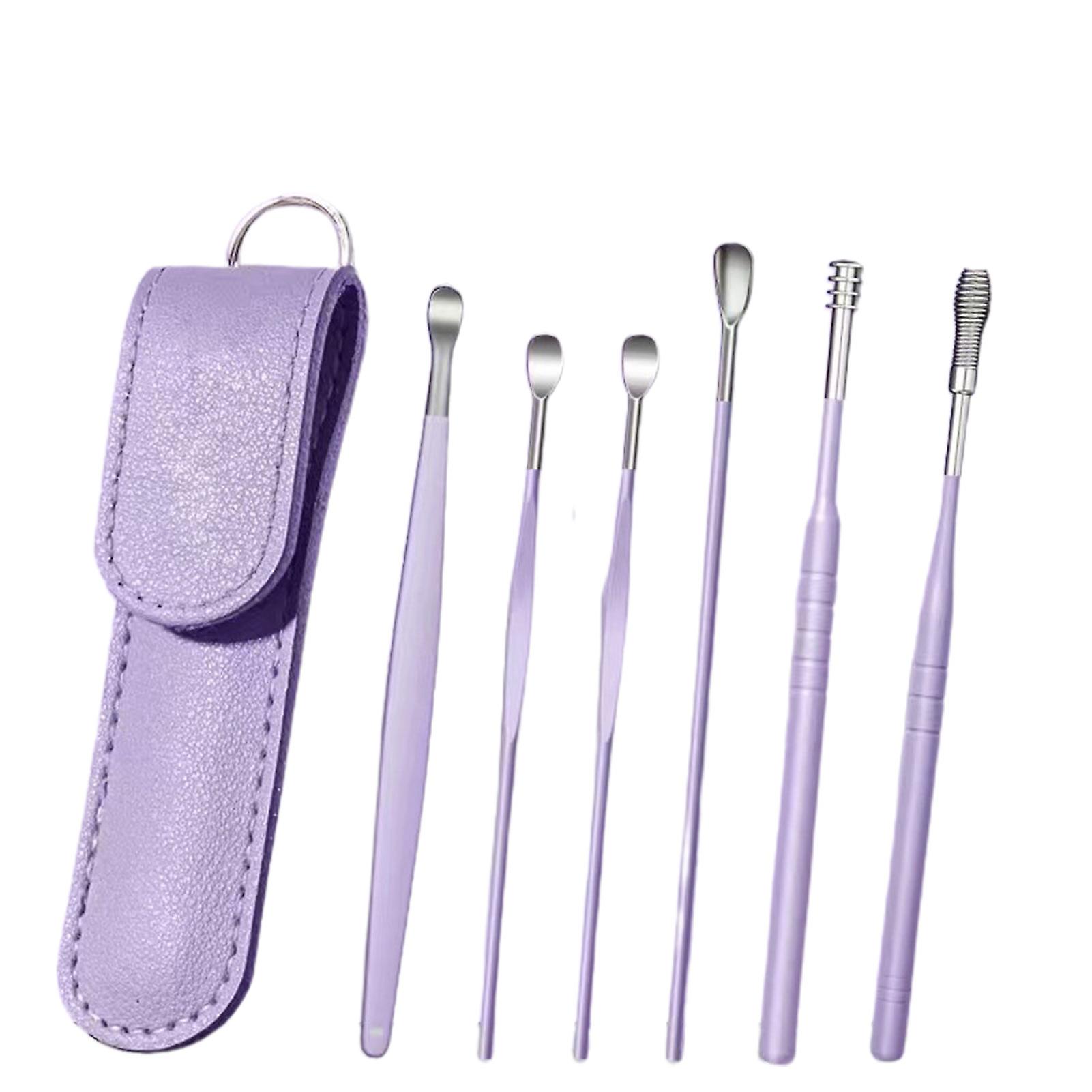 6PCS Earwax Removal Kit Portable Multipurpose Ear Pick Set for Men Women