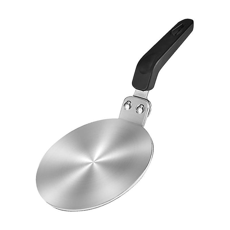 Plaque de conversion de table de cuisson à induction, plaque de conversion à induction en acier inoxydable avec poignée isolée pour G