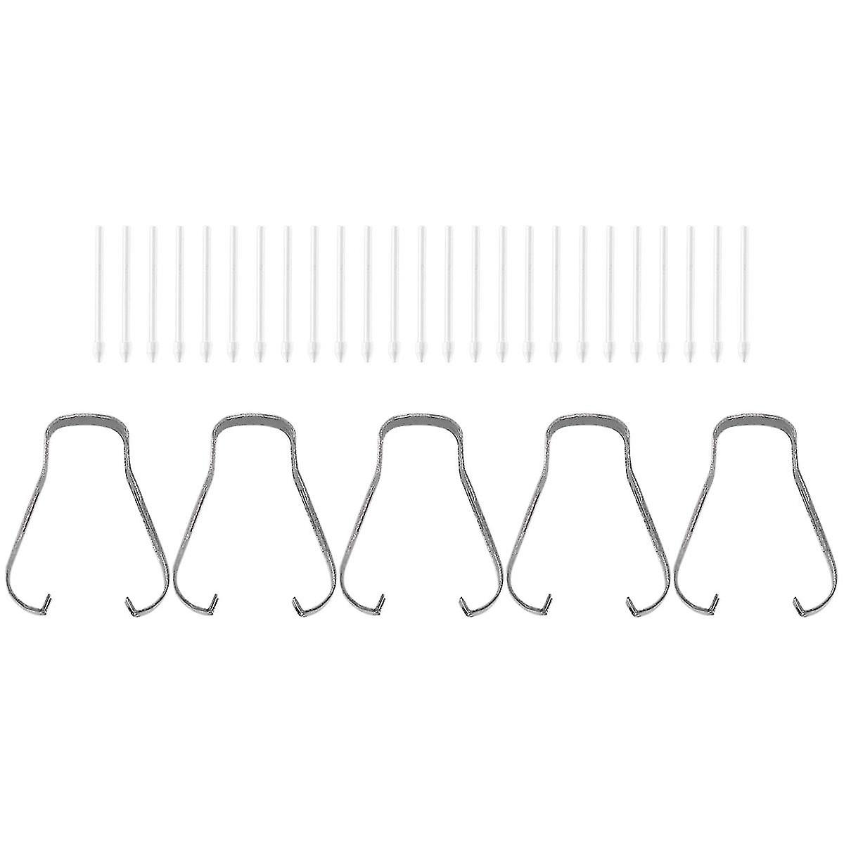 Stylus Nib S6 Nib S7 Refill N10 Replaceable S22 Nib N20 Refill 1 Set 25 White Pen Heads+5 Clips