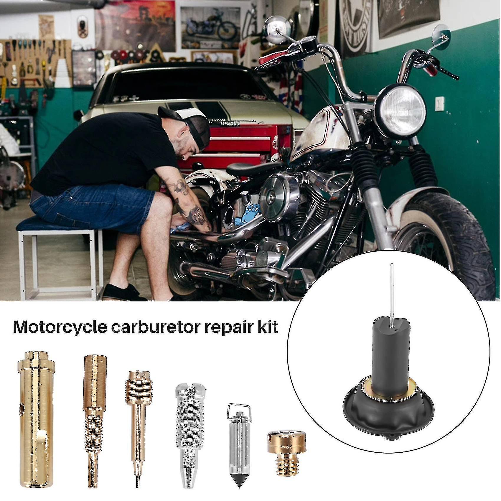 Motorcycle Carburetor Float Gasket Kit Compatible Yamaha Virago 250 Xv250