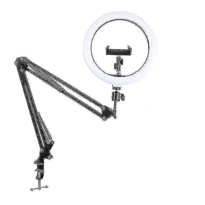 Telescopic arm bracket selfie ring light