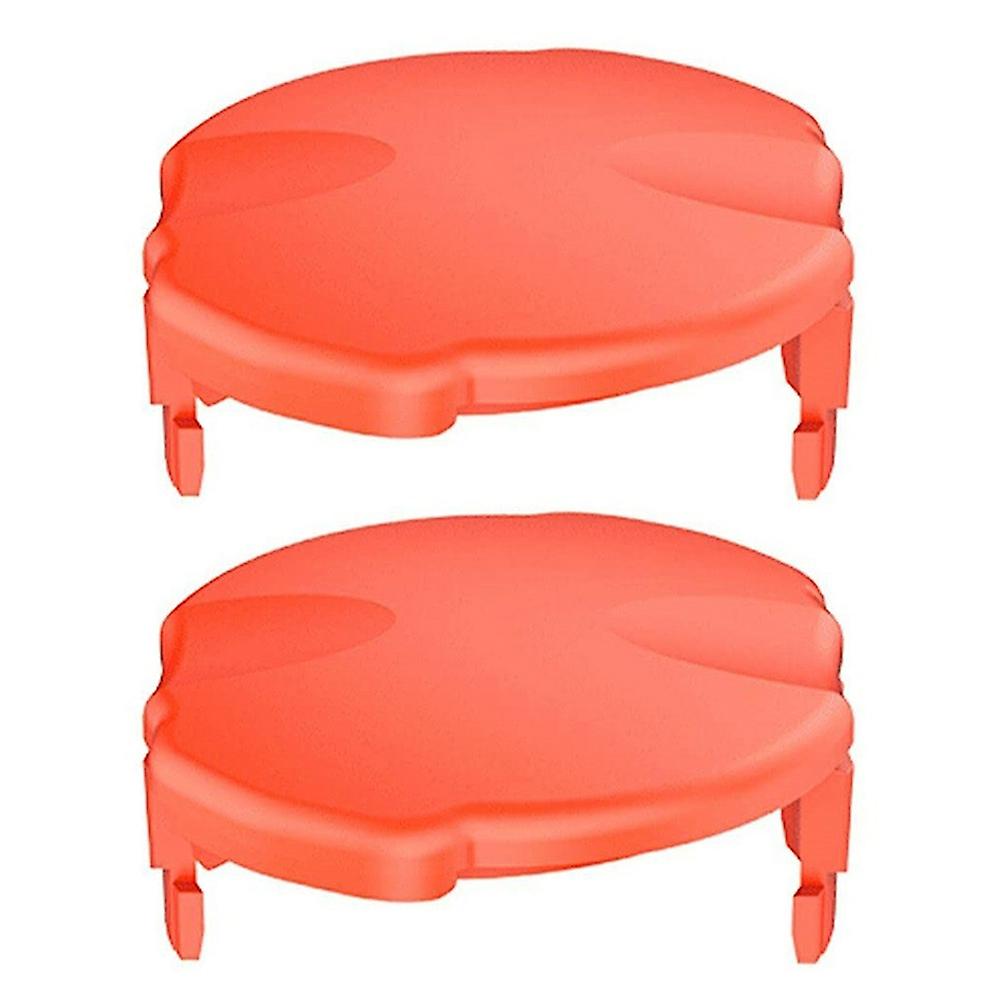 2Pcs Plastic Spool Caps for Flymo Lawn Mower Replacement Part, FLY060 / 505513590 DCQW