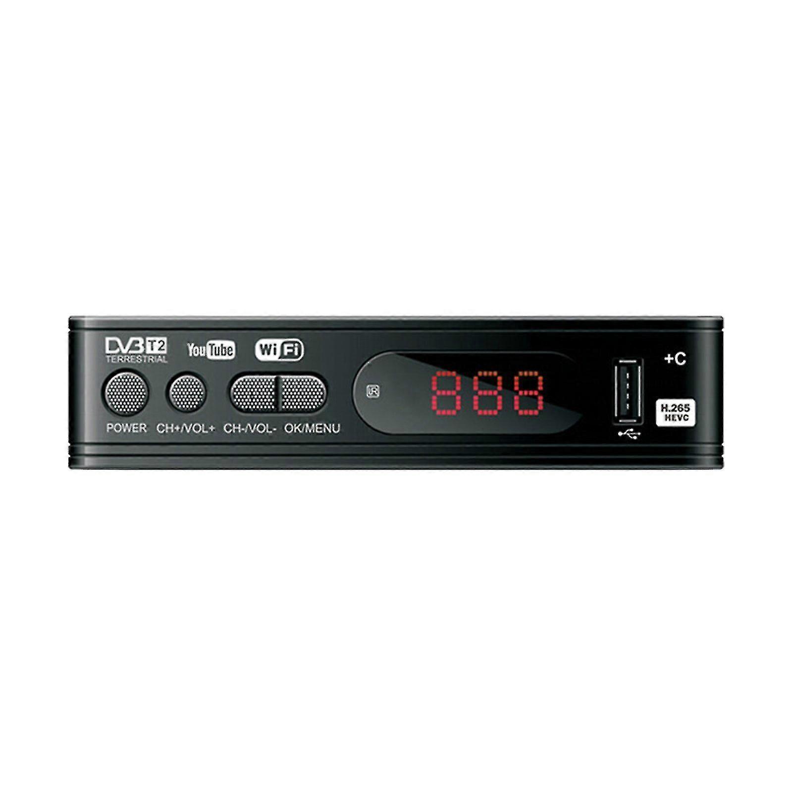 Digital Converter H.265 Dvb-t2 Multi Language Hd 1080p Decorder Game Tuner Video Home Theater Tv Box Set Top Usb2.0 Wifi Pvr Epg