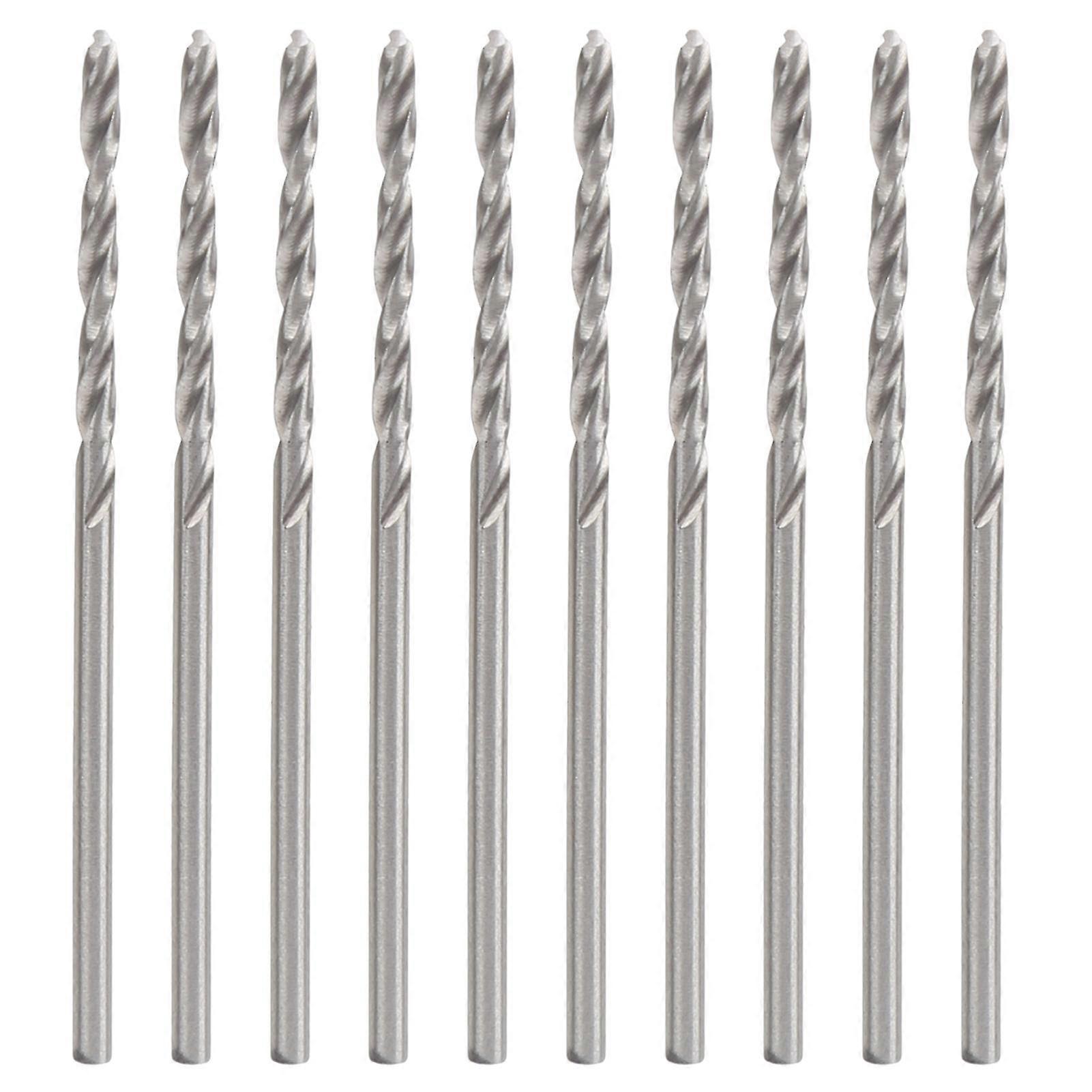 10pcs Twist Drill Bit Small Straight Shank Pearl Drilling Machine Tools Hardware 1.75mm