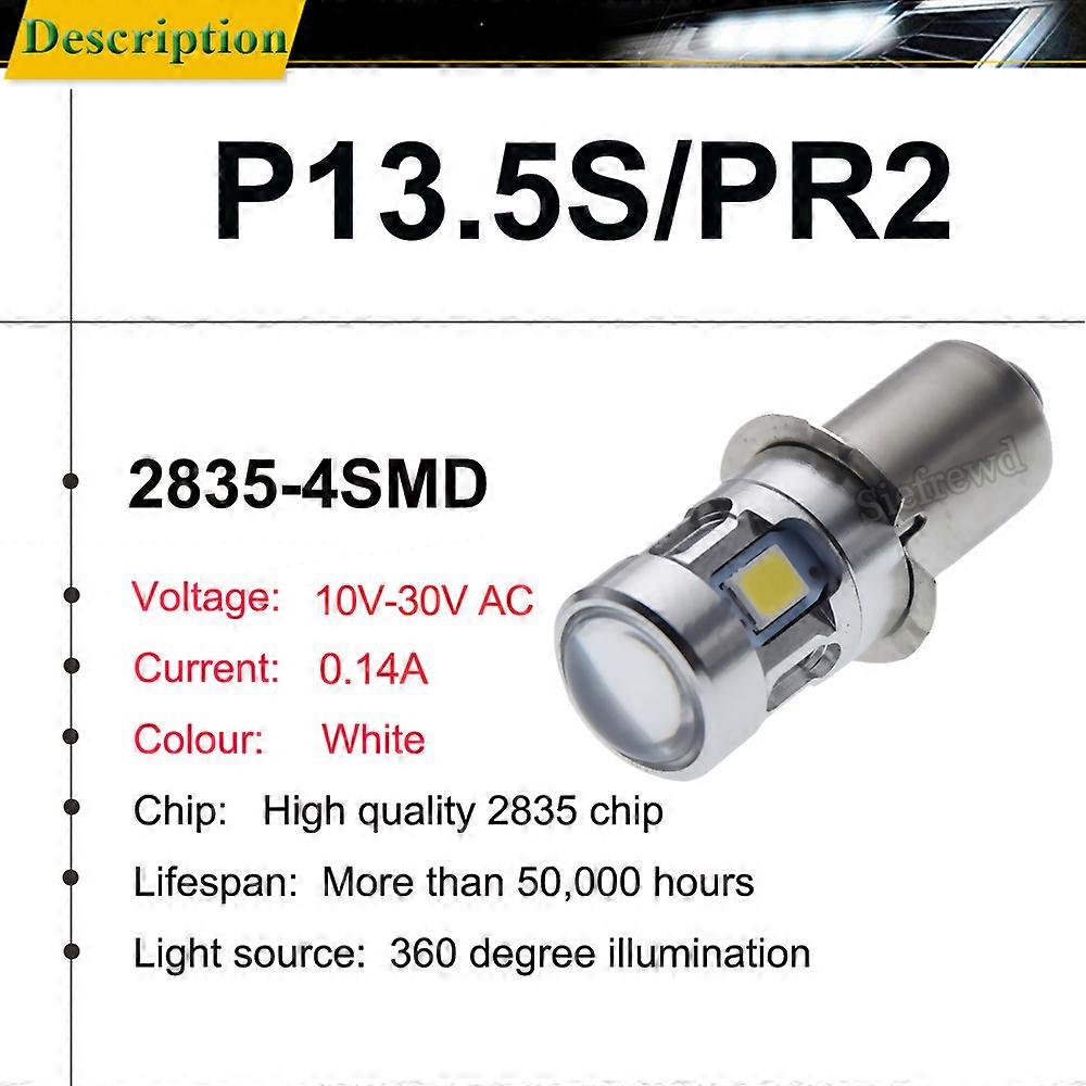 1Pcs P13.5S PR2 PR3 LED Upgrade Bulb 3V 4.5V 6V 9V 12V 18V For Maglite Flashcar light Torch Searchcar light Head Lamp Replace car lighting