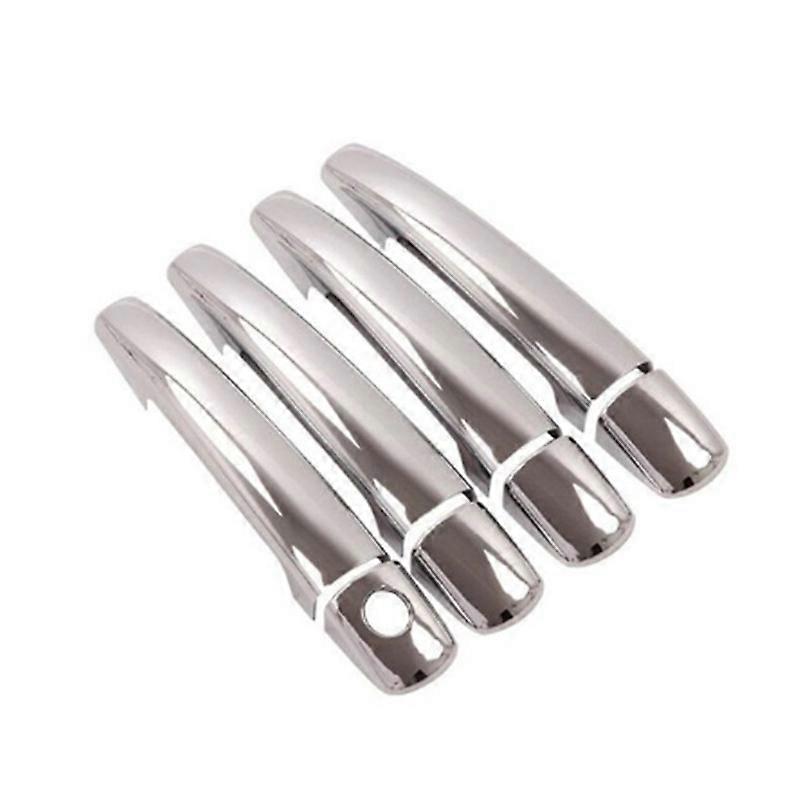 Suitable For 04-10 Logo Peugeot 407 Sw Coupe Handle Carbon Fiber Pattern Door Handle Shell