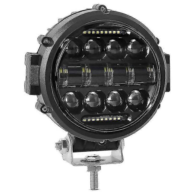 Round Led Work Light, 60w Spot Combo Beam Led Light Daytime Running Light Off Road Driving Lights F