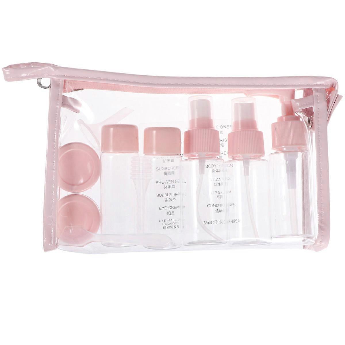 1 Set 11Pcs Cosmetic Bottles Travel Bottles Refillable Empty Bottles Versatile Makeup Organizer Storage Container for Shampoo Cream Lotion Sunscreen S