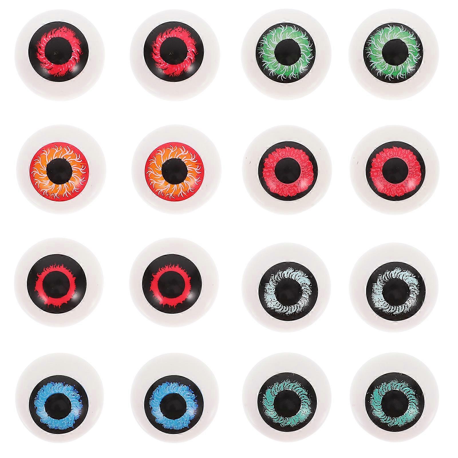 16pcs Scary Eyeball Terrors Eyeball Props Halloween Party Favors Goodies Bag Fillers