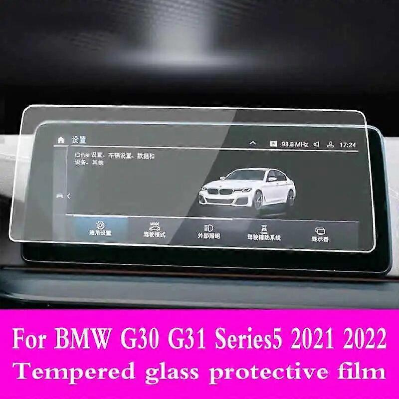 BMW G30 G31シリーズ5 2022 2022 125インチ用カーGPSナビゲーションLCDスクリーン強化ガラス保護フィルムアンチスクラッチアクセサリー