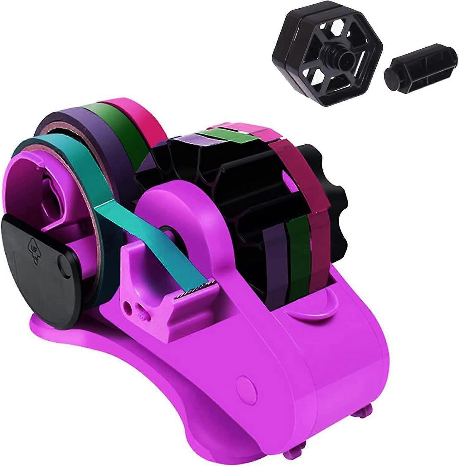 Heat Tape Dispenser Sublimation - Multiple Roll Cut Heat Tape Dispenser to PreCut 14 Pieces for Heat Press/Mug Press Machine 1+3 Core Semi-Automat
