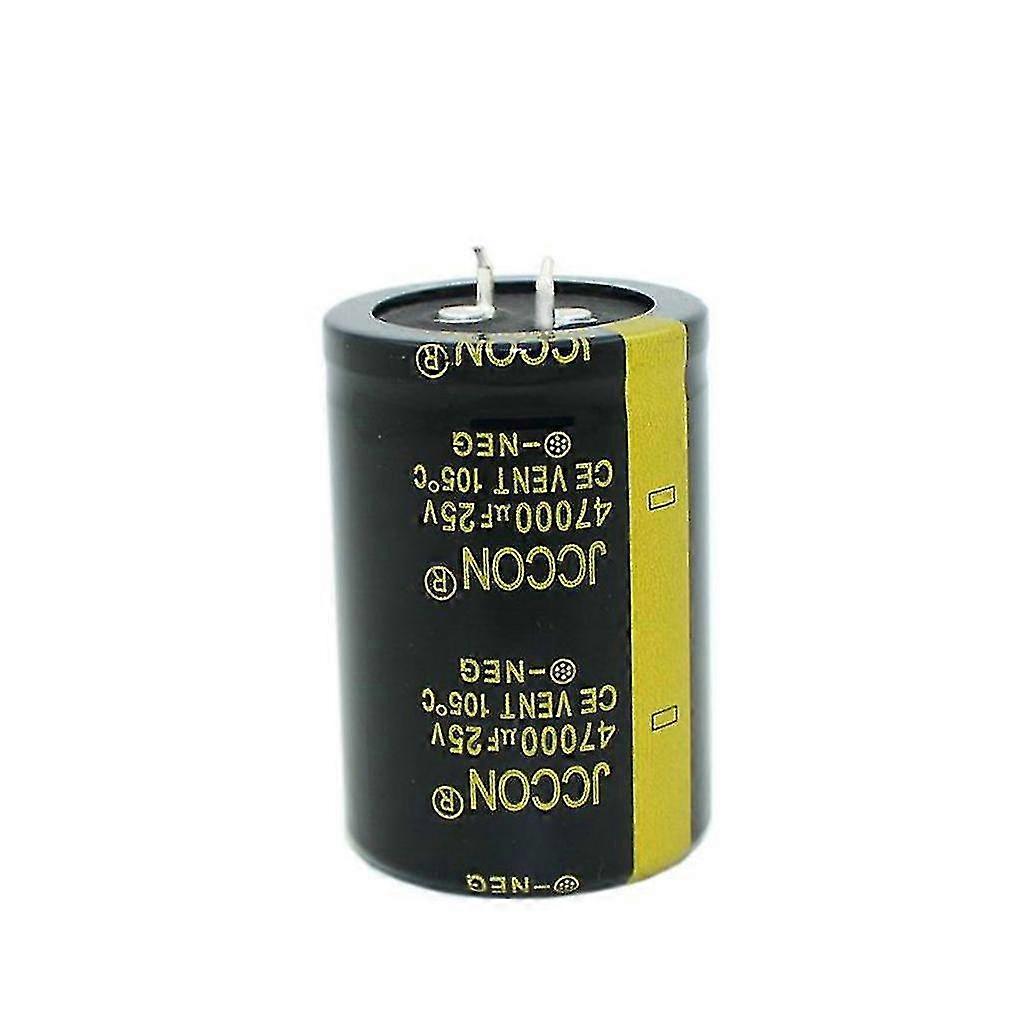 25v 47000uf 35x50mm Aluminum Electrolytic Capacitor High Frequency Low Esr Impedance Through Hole Ultracapacitor