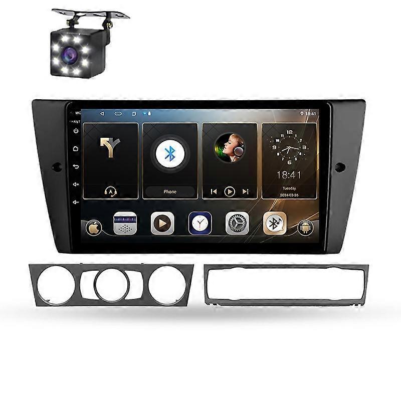 Autoradio Android pour BMW Série 3 E90 E91 E92 E93 2006-2012 Lecteur multimédia stéréo