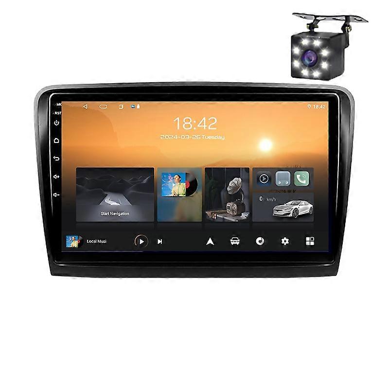For Skoda Superb 2 B6 2008 - 2015 Car Multimedia Radio Carplay Navigation Android Auto