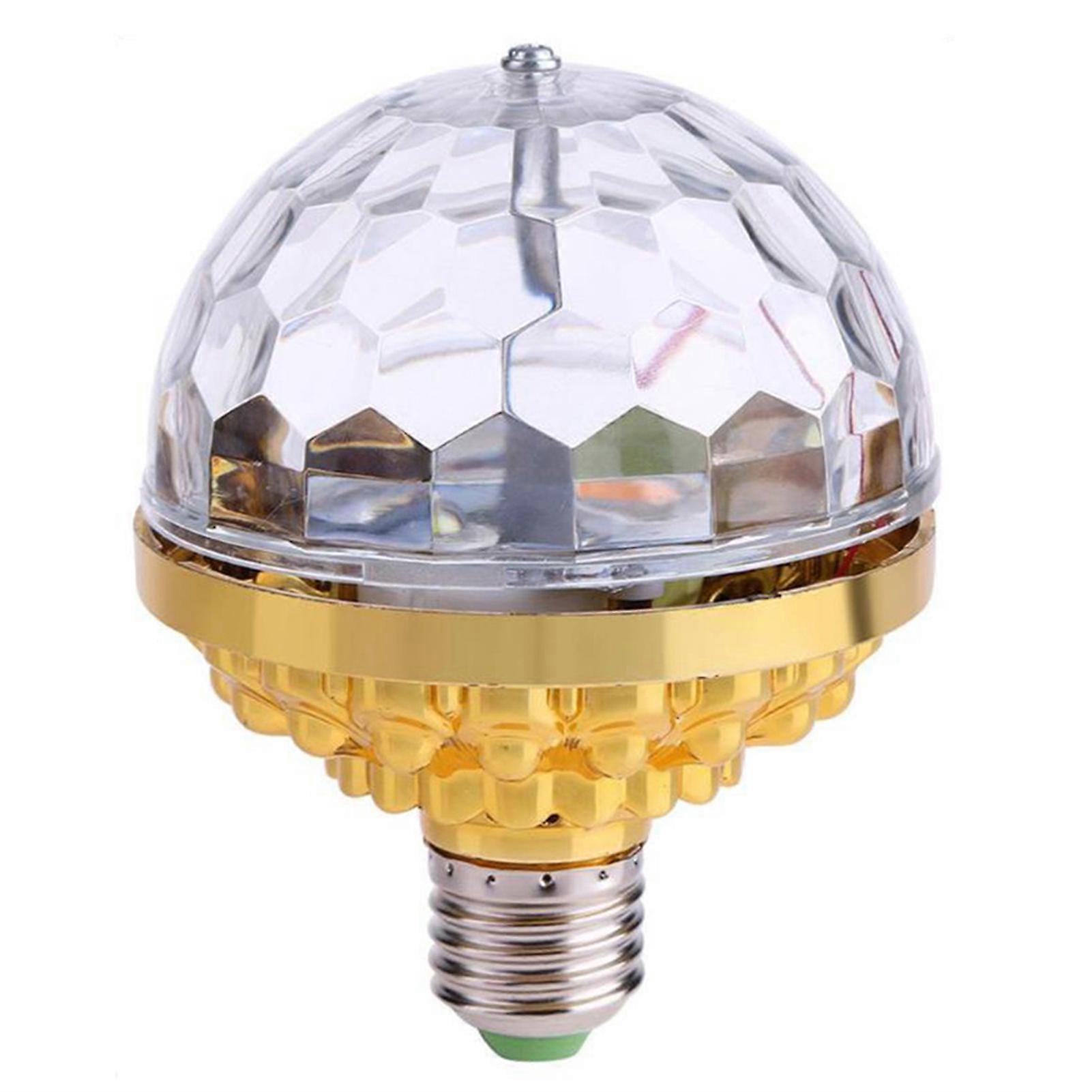 unbrand Dj Light Bulb for Parties Rotating Rotating Colorful Light With Lamp-Socket Party US