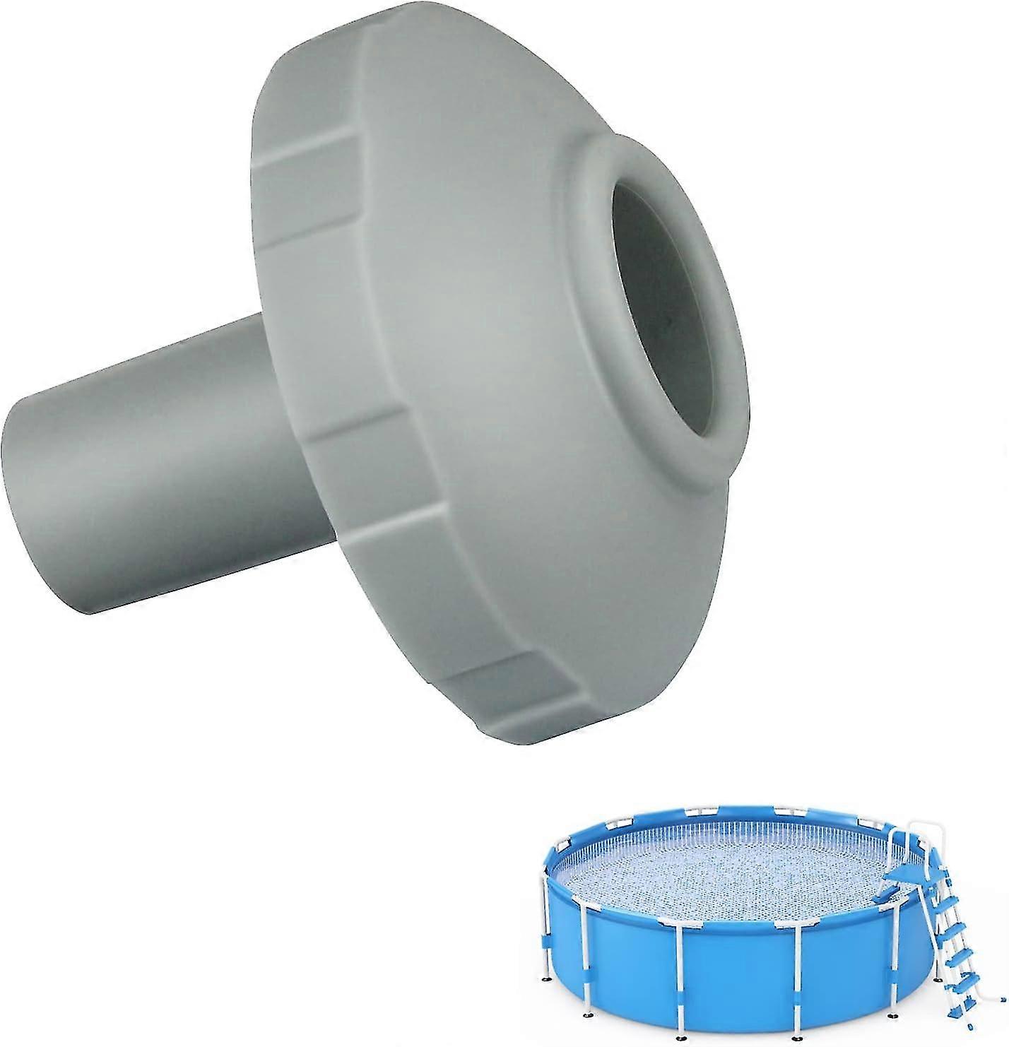 Swimming Pool Discharge Nozzle with Small Strainers, Rotating Swimming Pool Inlet Nozzle, Ideal for Above Ground Swimming Pool Accessories 2.7 * 8.5