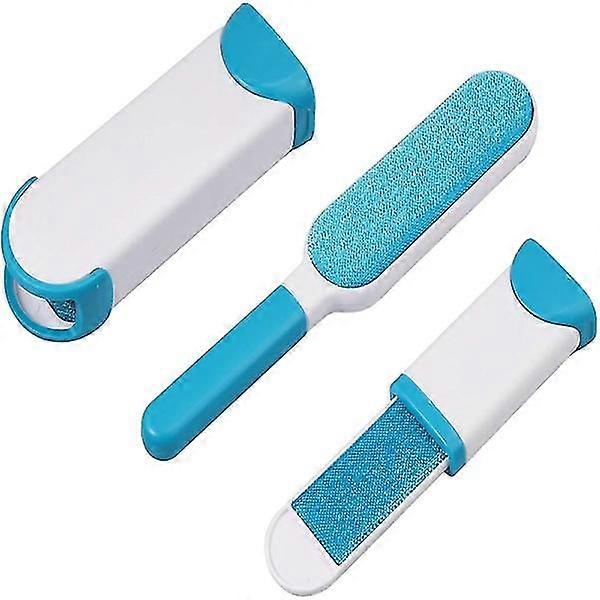 Fur Remover / Lint Brush 2 Pcs White/blue