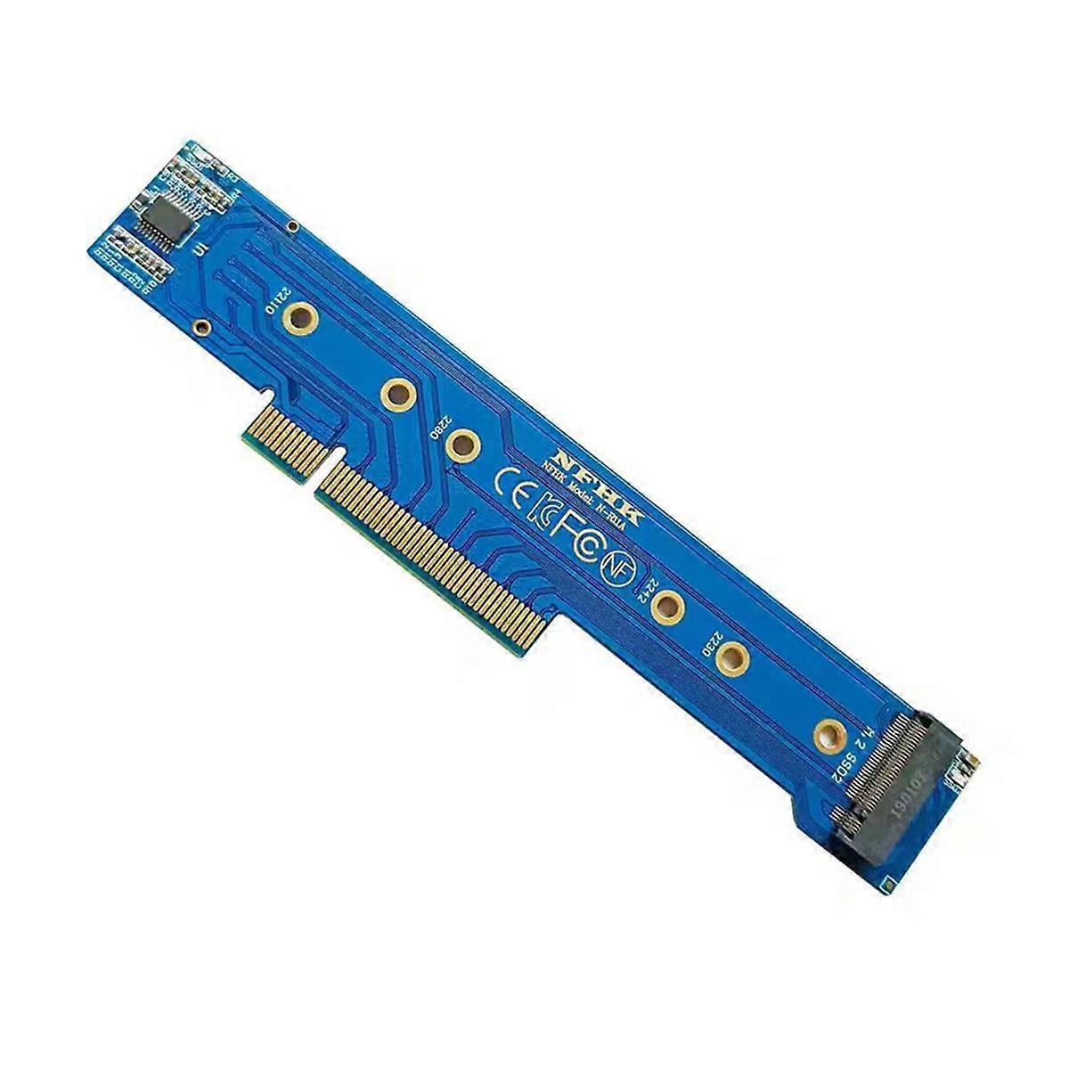 Adapter Card for 1U Chassis PCIe 3.0 4.0 X8 to 2 Pcs NVMe M.2 NGFF SSD Splitter Card Adapter Card