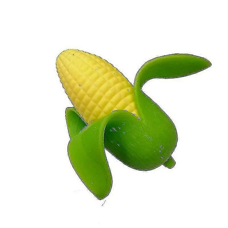 Exotisk skalad majs squishy simulering kreativ majs Lala Le Venting Frukt pinching knepigt för att lindra tristess rolig vent leksak