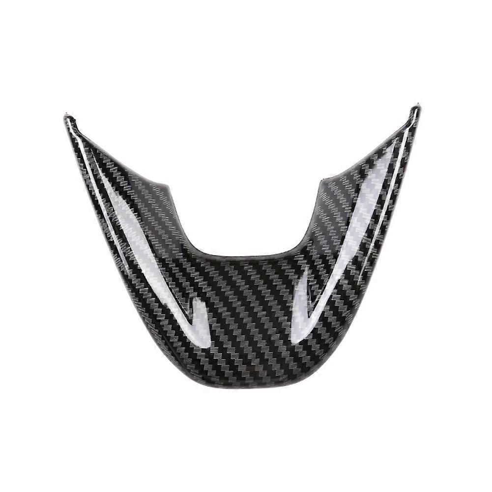 Car Carbon Fiber V Style Steering Wheel Panel Cover Trim Decoration Frame Sticker for I10 2021 2022