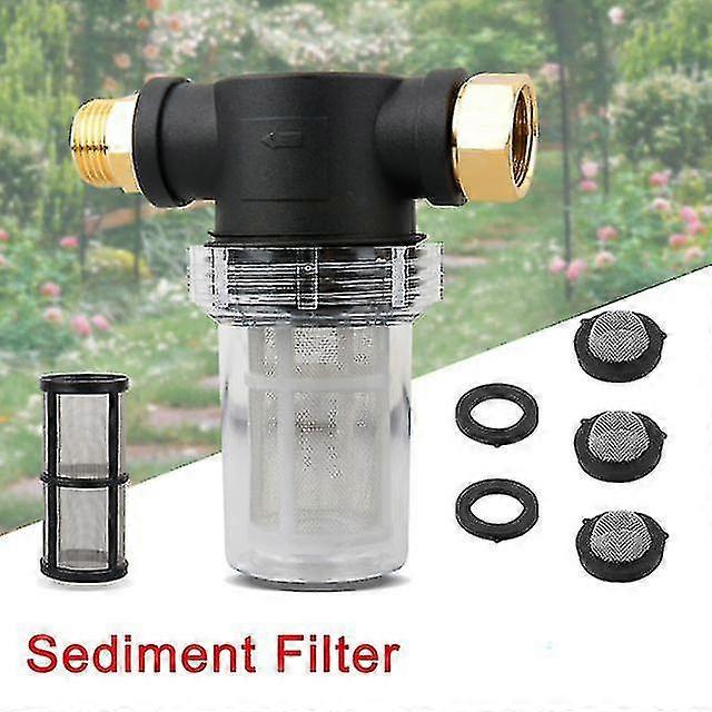 Sediment Filter Clip Garden Hose High Pressure Cleaner External Water Inlet-multicolor