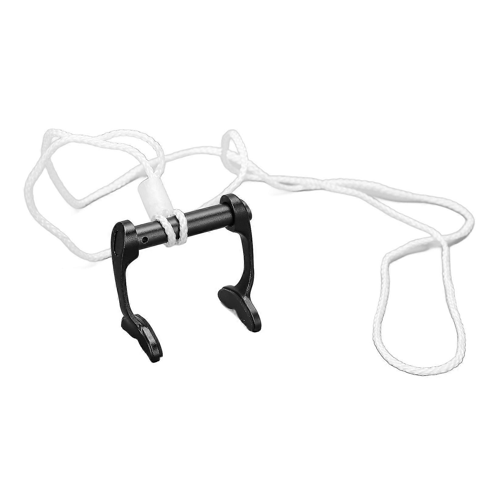 Freediving Nose Clip Swimming Nose Plugs With Anti Lost Strap For Diving Beginners Trainingblack