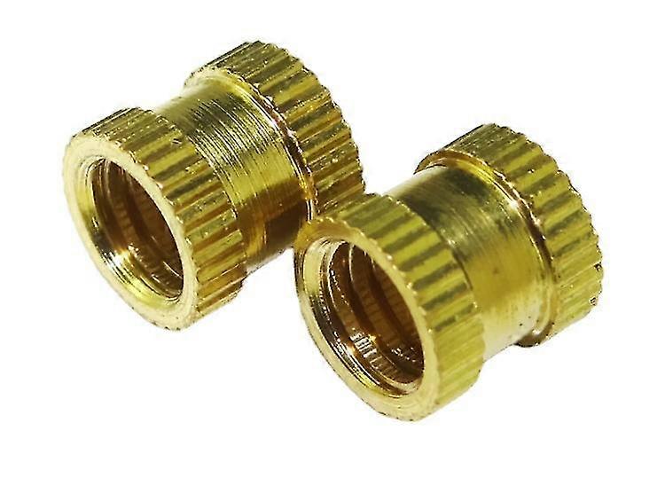 50pcs Knurled Nut, M3 Threaded Inserts M3 Thread Copper Knurled Nuts Heat Set Insert