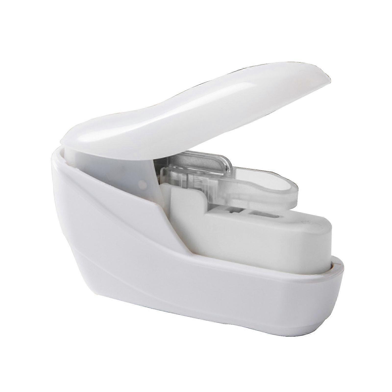 Nietje-vrije nietmachine, mini draagbare nietmachine met 8 vellen capaciteit voor licht gebruik