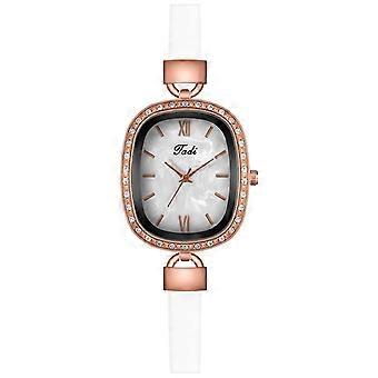 Women Fashion Watch Clock Leather Strap  Casual Dress Wrist Crystal