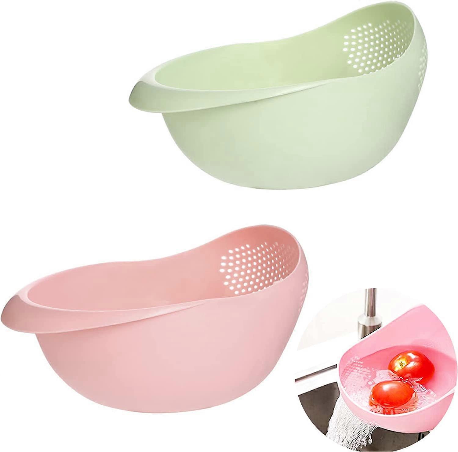 Parts Fruit Vegetable Colander Multi-Function Drain Basket Plastic Drain Basket Washing Strainer Filter Avoid Ingredient Waste for Cleaning and Filter