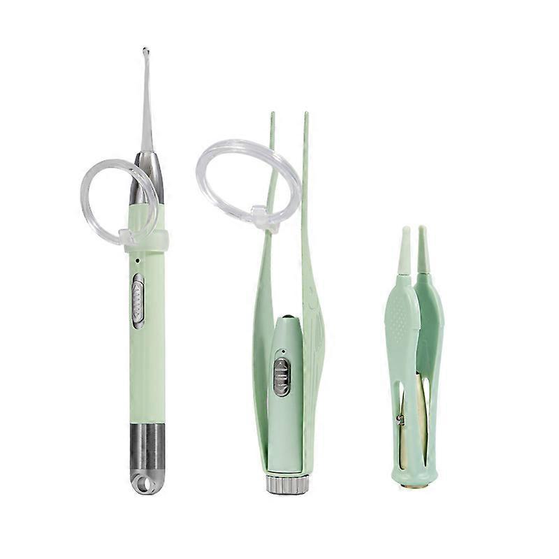 Pcs Ear Spoon Set Soft Head With Light Safe