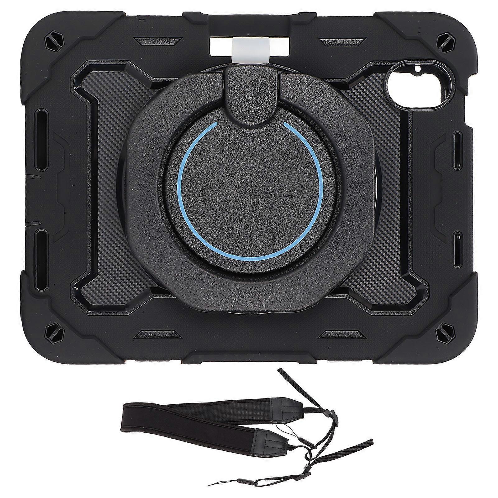 Tablet Case for IOS Tablet 2021 Mini 6 8.3in Gen 6 Shakeproof Protective Cover with 360 Rotating Bracket Pen HolderBlack