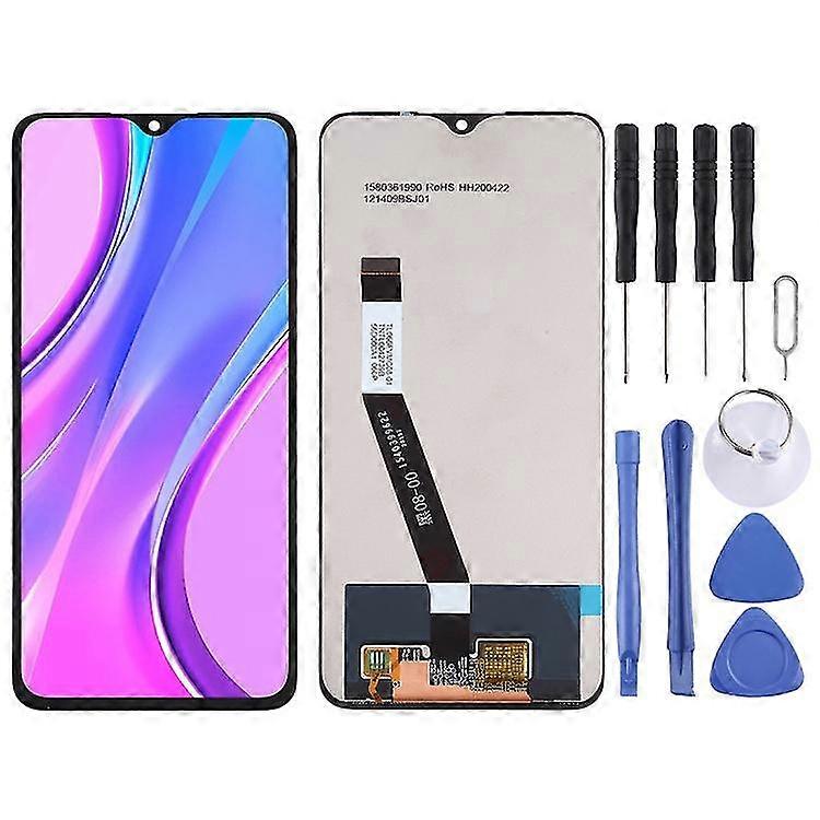 Pantalla LCD Tft compatible con Xiaomi Redmi 9 / redmi 9 Prime / poco M2 Digitizer Full Assembly (negro)-
