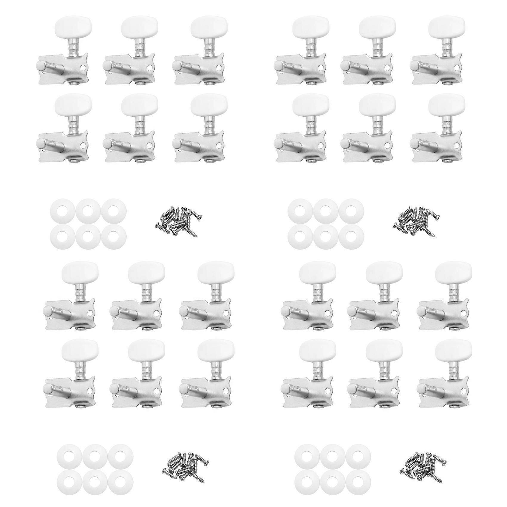 24Pcs Acoustic Guitar String Tuning Peg Tuner Machine Head