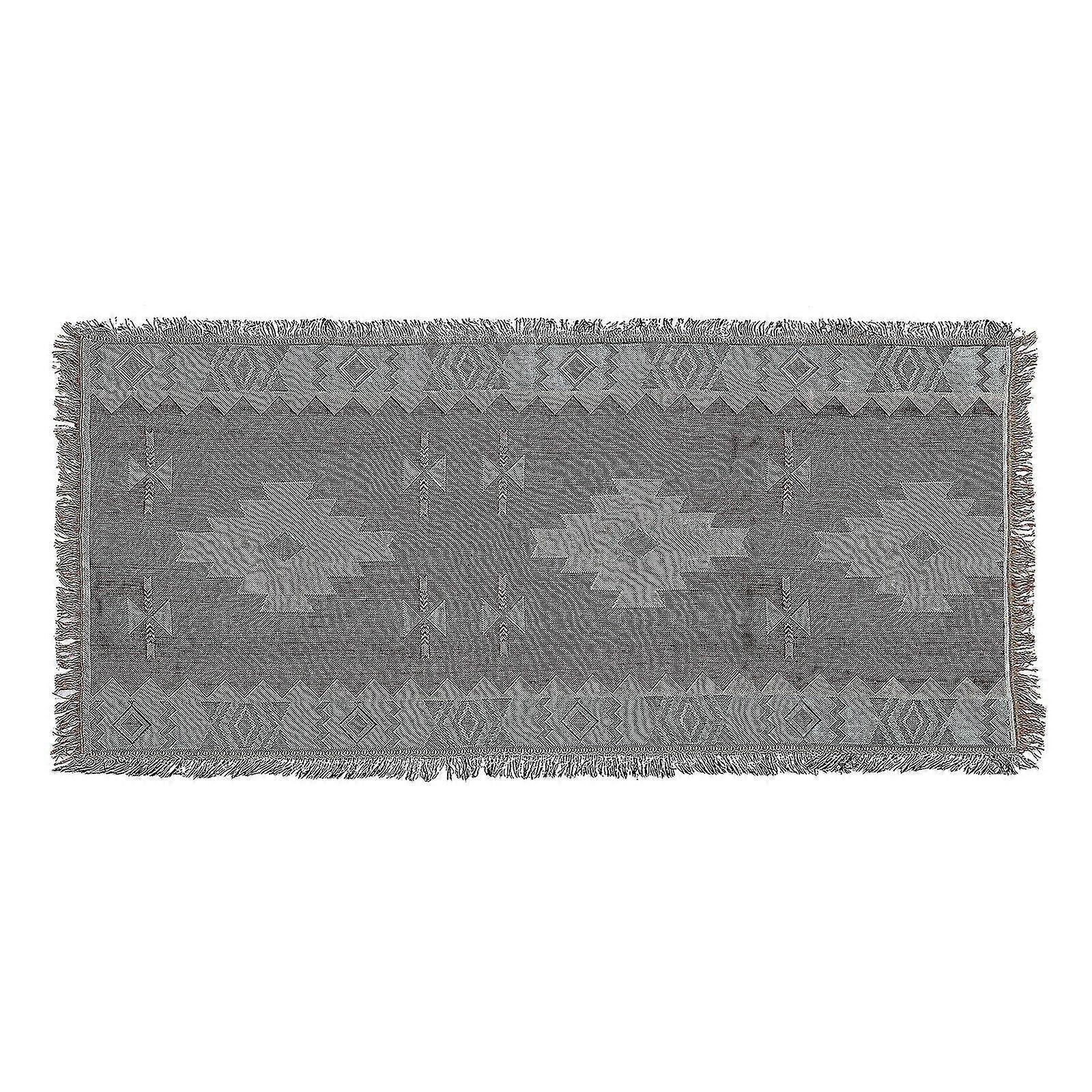 Full Cover Multifunctional Thread Blanket Sofa With Tassel Design Multicolor Polyester High Quality Leisure Picnic