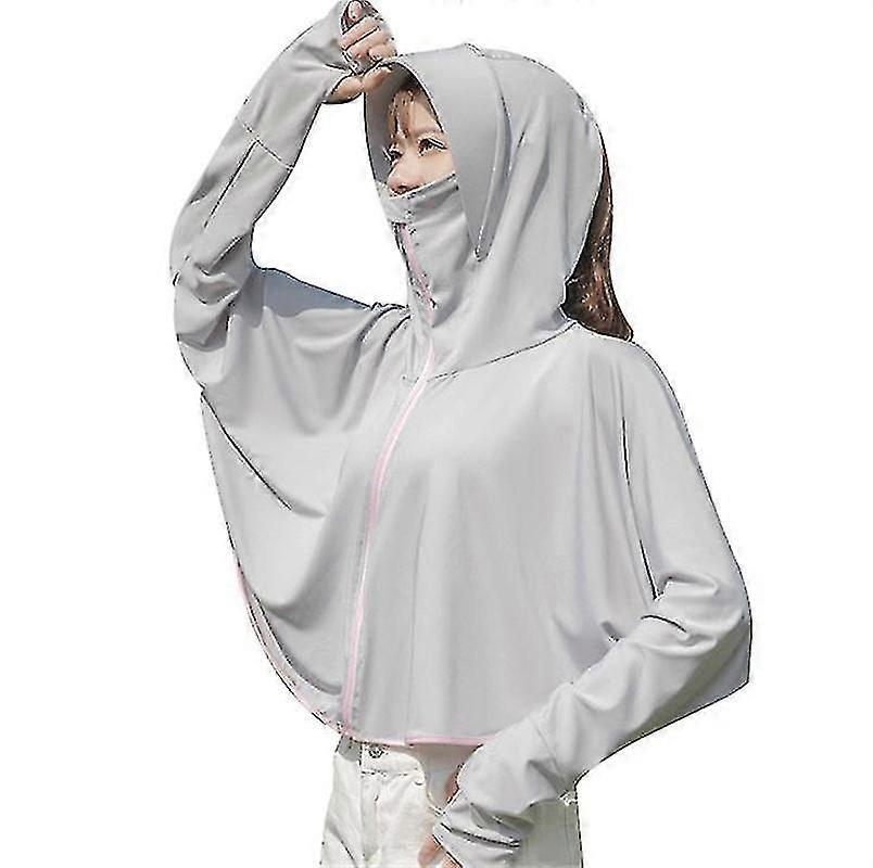 Issilke solskydd kläder, Uv skydd sjal för cykling på sommaren