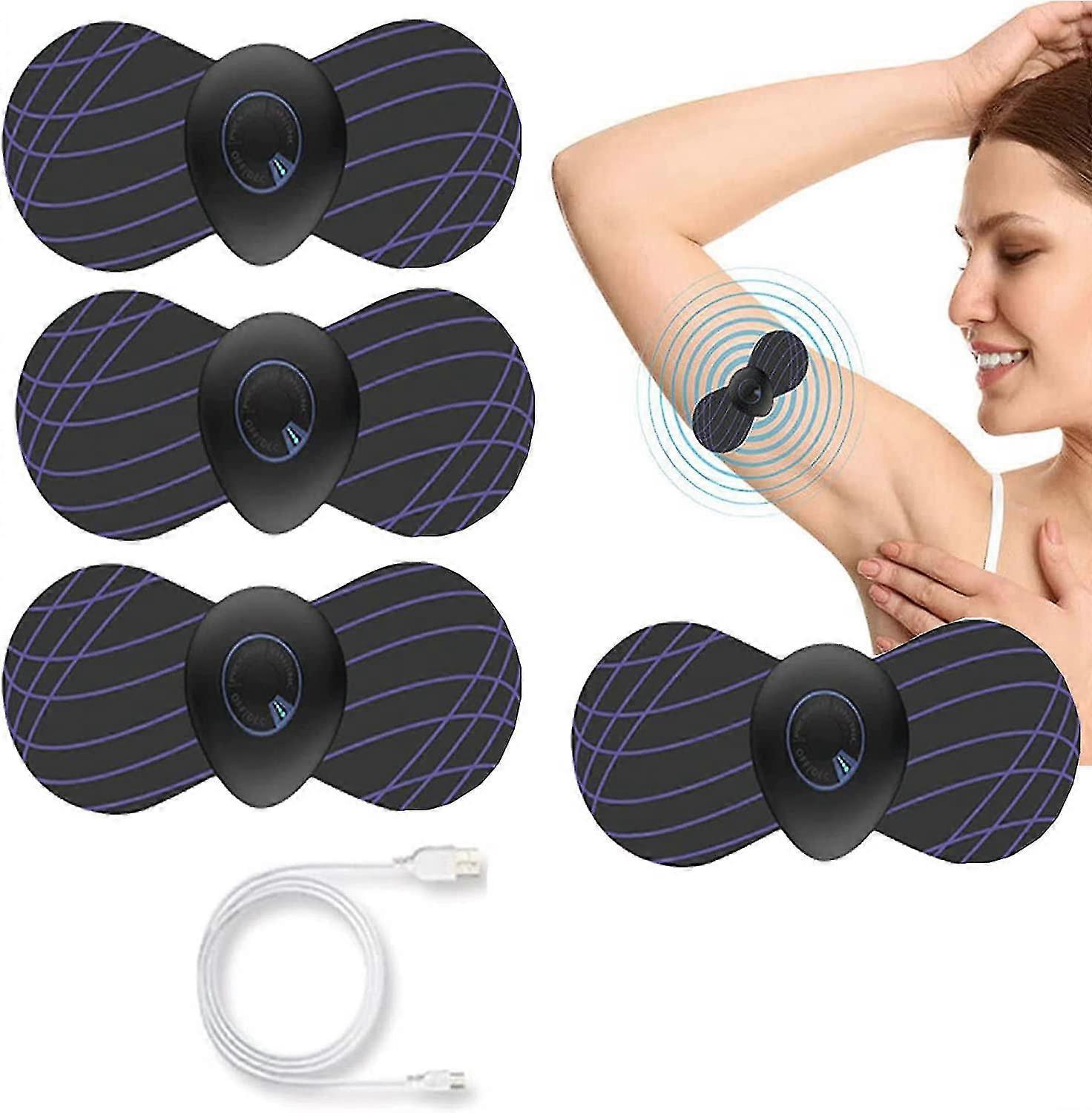 Slimtech EMS مدلك التصريف اللمفاوي (4PCS) سليم التكنولوجيا EMS التصريف اللمفاوي مدلك Zlimplify المحمولة البسيطة التصريف اللمفاوي مدلك للكتف الرقبة