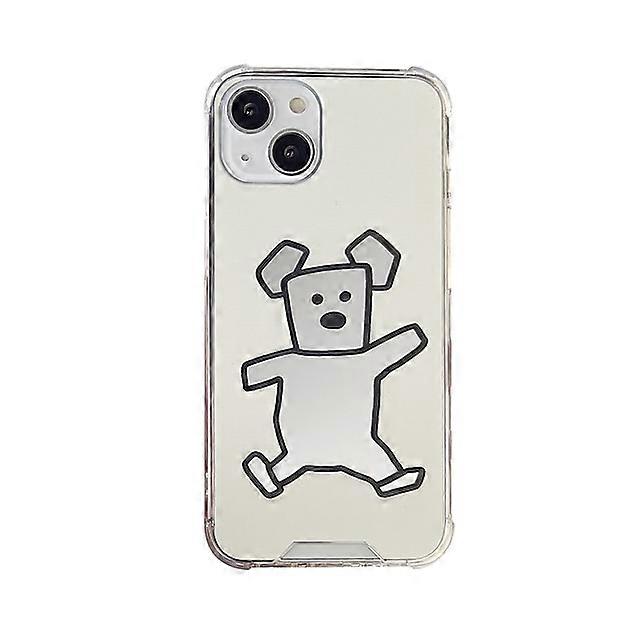 Phone Case For Apple Classic Series iPhone 14 Pro Max 14 Plus 13 12 11 Pro Max Mini X XR XS Bumper Frame Mirror Soft Edges Dog TPU