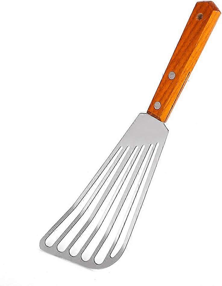 Stainless Fish Spatula, Nonstick Spatula Turner, Thin Slotted Spatula for Fish/Egg/Meat/Dumpling Turning, Flipping, Frying and Grilling1pcs)