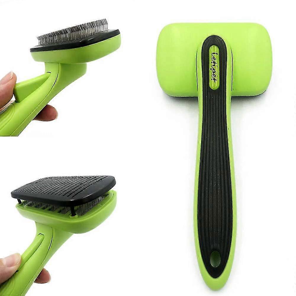 Pet Dog & Cat Hair Brush Self Cleaning Slicker Brush
