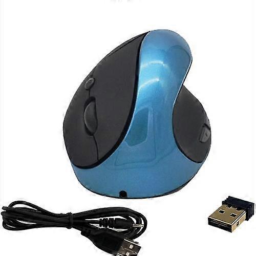 Wireless Ergonomic Vertical Mouse Mice Optical For PC Laptop,blue