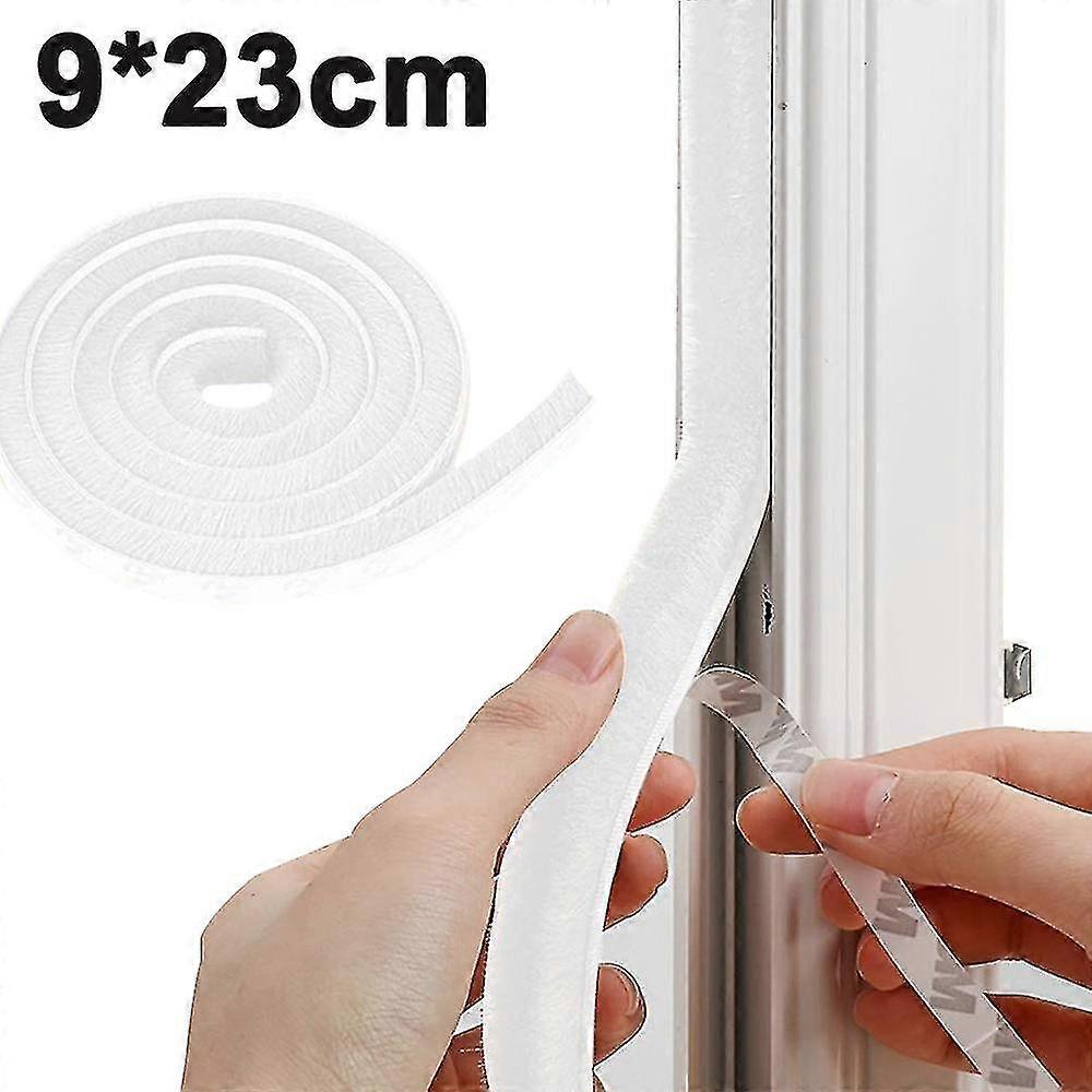 Brush Seal Weatherstripping For Window And Door , Self-adhesive 5m