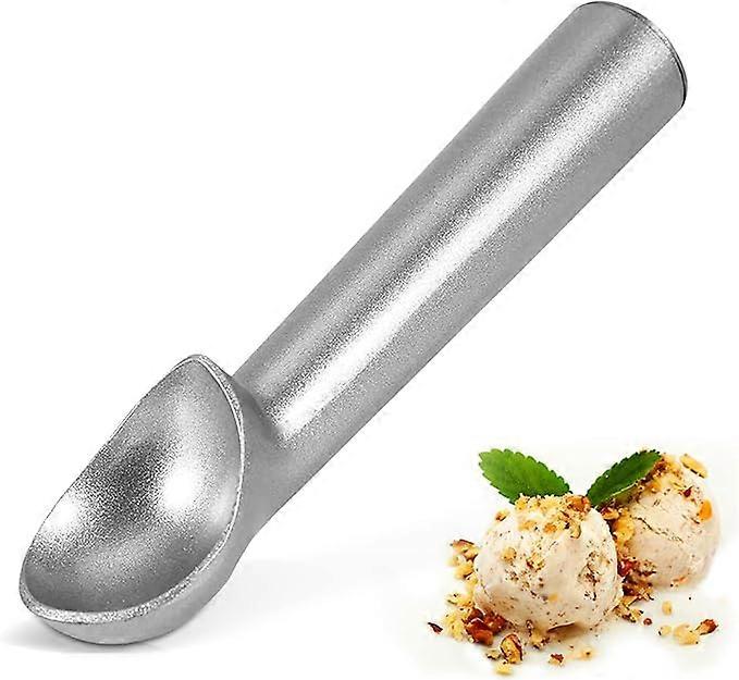 Ice cream scoop, ice cream scoop, ice cream scoop, professional ice cream scoop, aluminum ice scoop with non-stick coating (silver)
